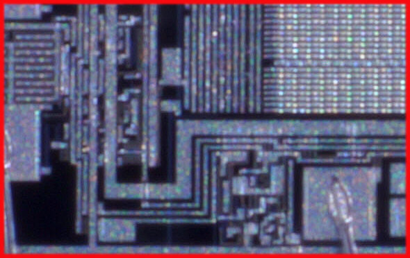 [ Computer chip, detail ]